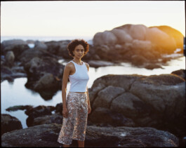 sunset-model-wearing-sequin-skirt-beautiful-sunlight-analog-film-shot-on-kodak-capetown-beach01 
